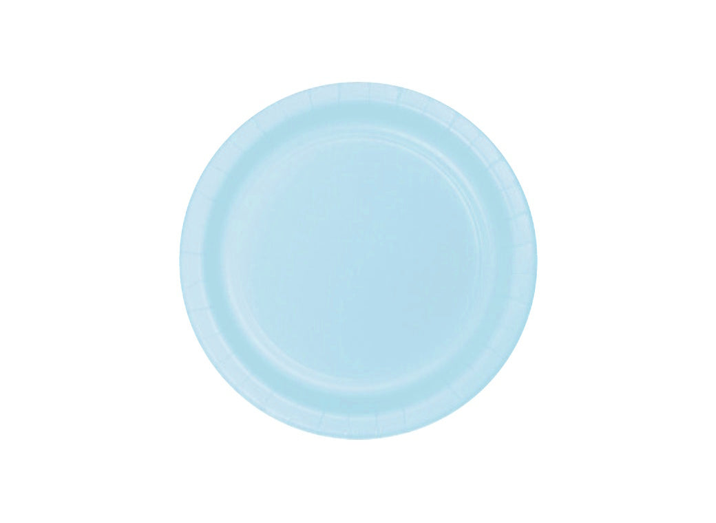 Lunch Plates - Pastel Blue 20pk