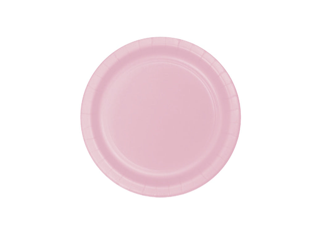 Lunch Plates - Pastel Pink 20pk