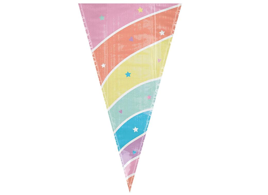 Magical Rainbow Unicorn Horn Treat Bags 15pk