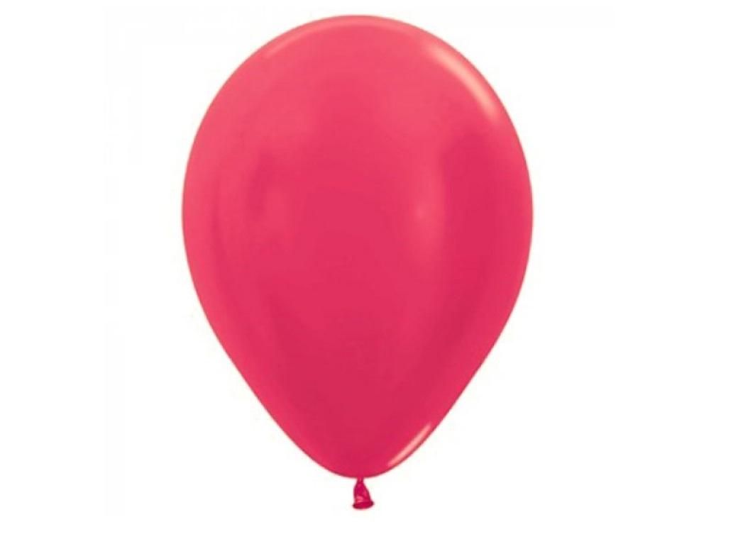 Metallic Fuchsia Balloon - Single