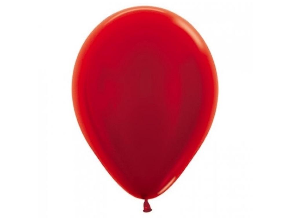 Metallic Red Balloon - Single