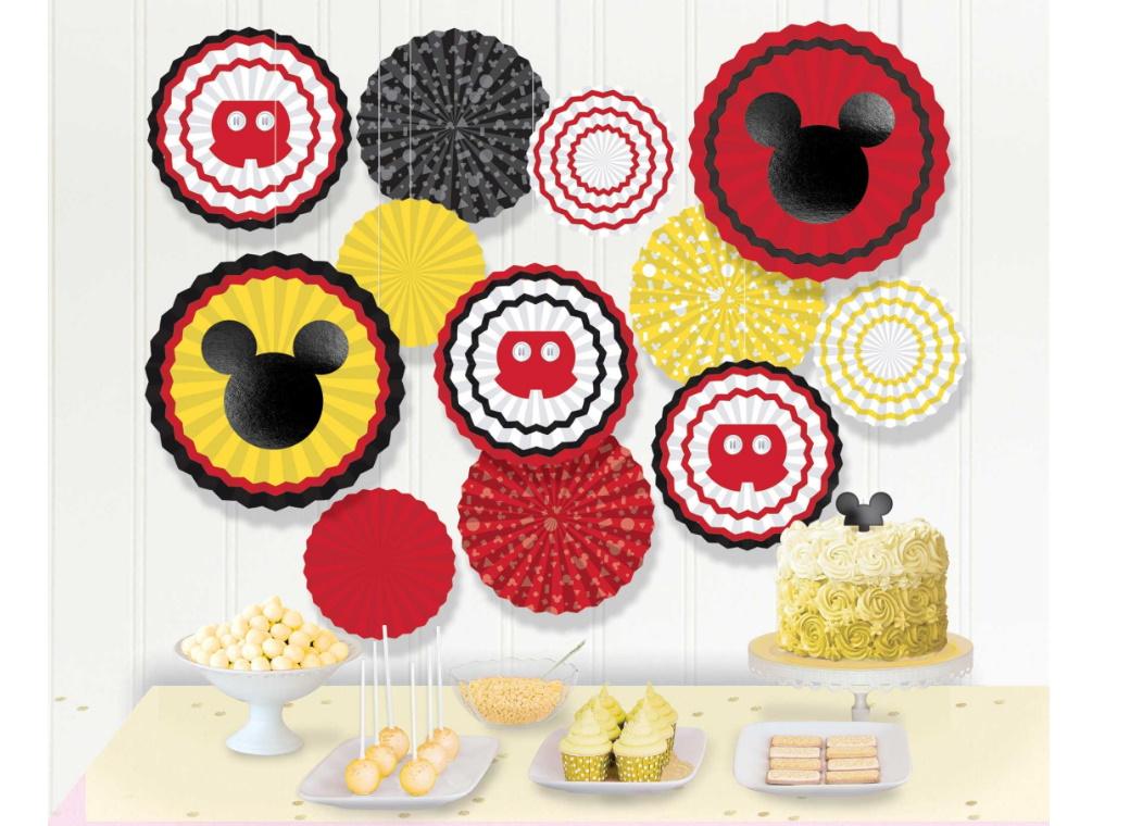 Mickey Mouse Paper Fan Decorating Set