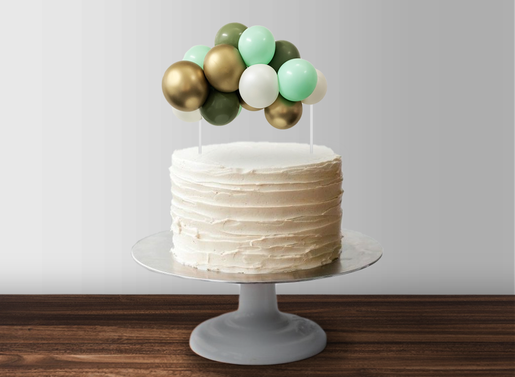 Balloon Garland Cake Topper - Mint Luxe