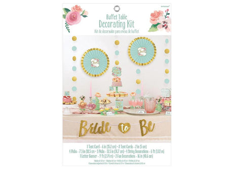 Mint To Be Buffet Table Decorating Kit