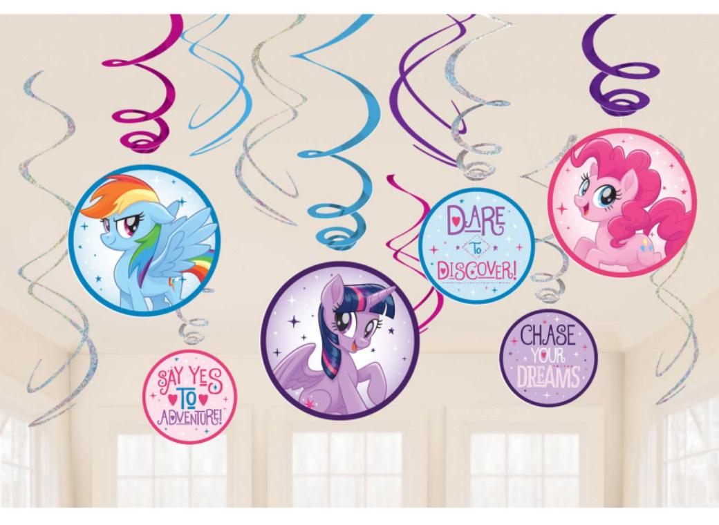 My Little Pony Friendship Adventures Swirl Decorations