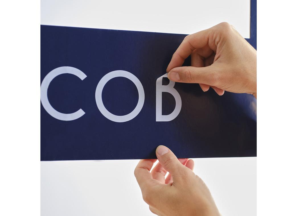 Navy Customisable Happy Birthday Photo Booth Frame