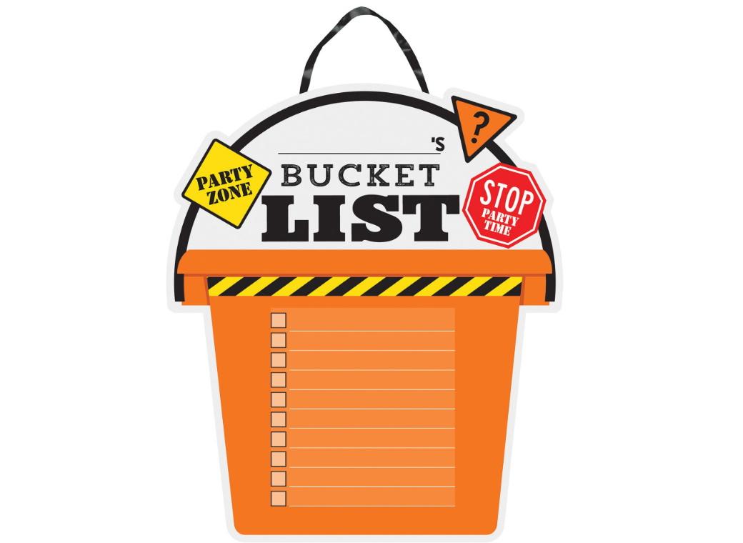 Over The Hill Bucket List Sign