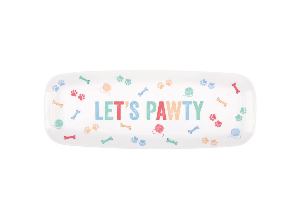 Pawty Animals "Let's Pawty" Serving Tray