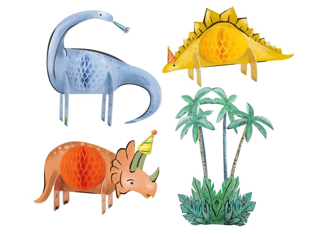 Partying Dino Table Decorating Kit