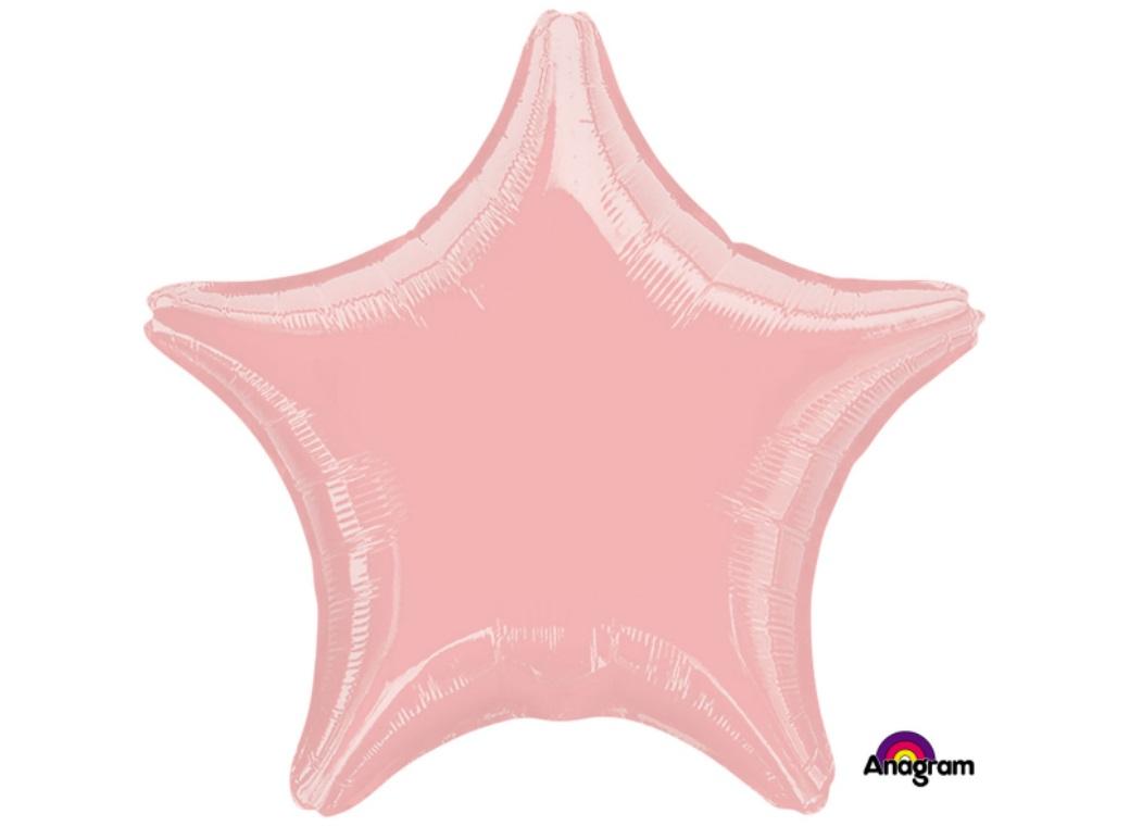 Star Shaped Foil Balloon - Pastel Pink
