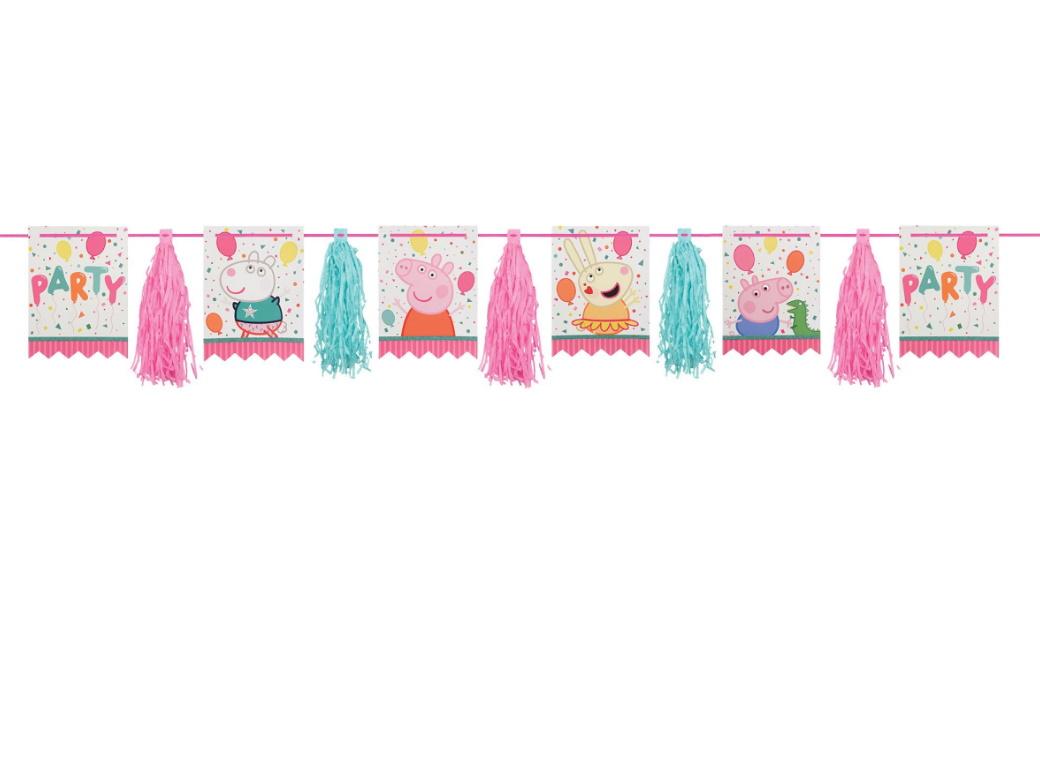 Peppa Pig Pennant & Tassel Garland