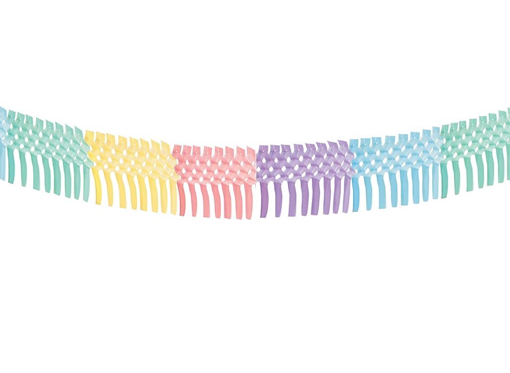 Pretty Pastels Accordian Tissue Paper Garland