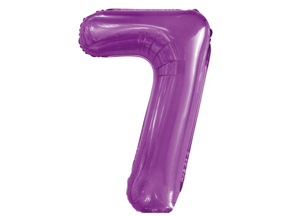 86cm Purple Number Balloon - 7