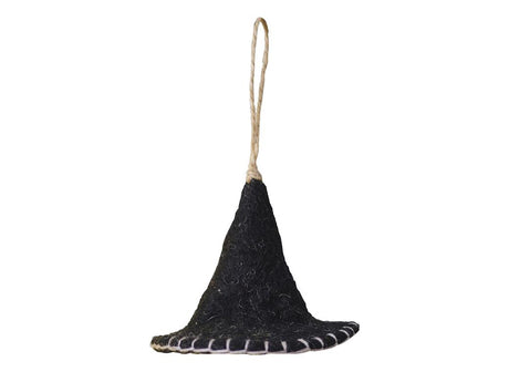 Pumpkin Spice Felt Witches Hat Tree Decoration