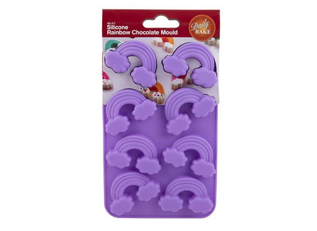 Rainbow Silicone Chocolate Moulds 2pk