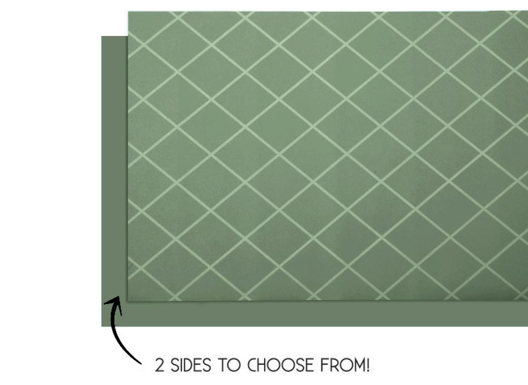 Reversible Table Runner - Eucalyptus