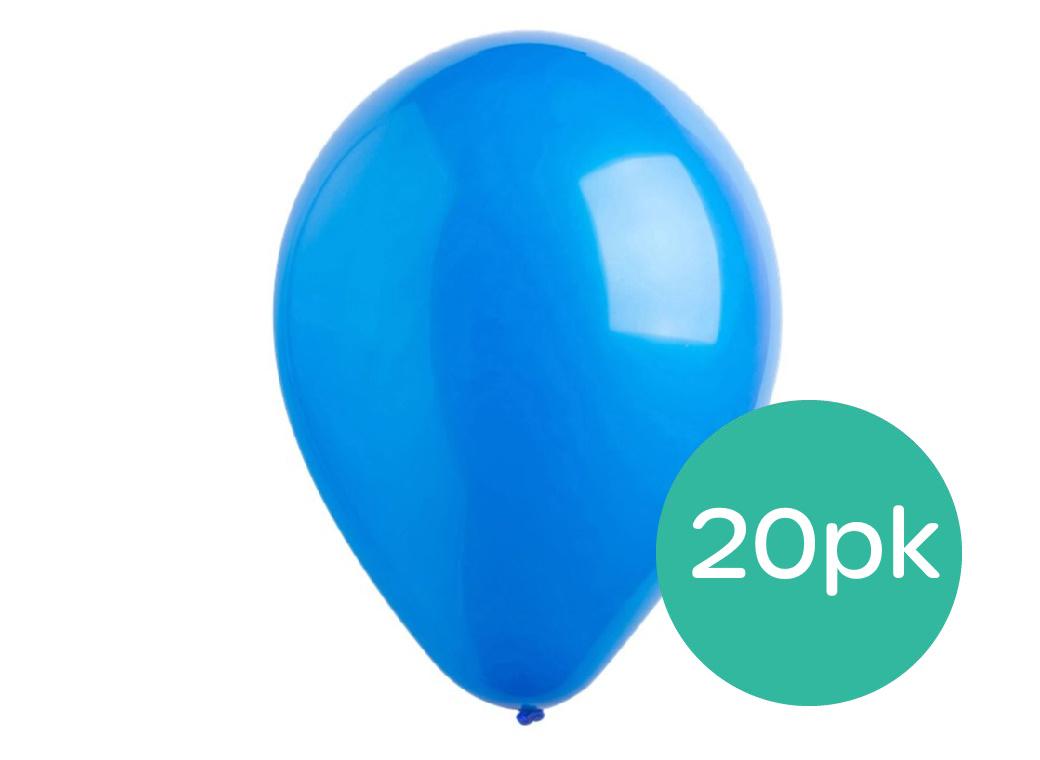 Value Balloons 20pk - Royal Blue