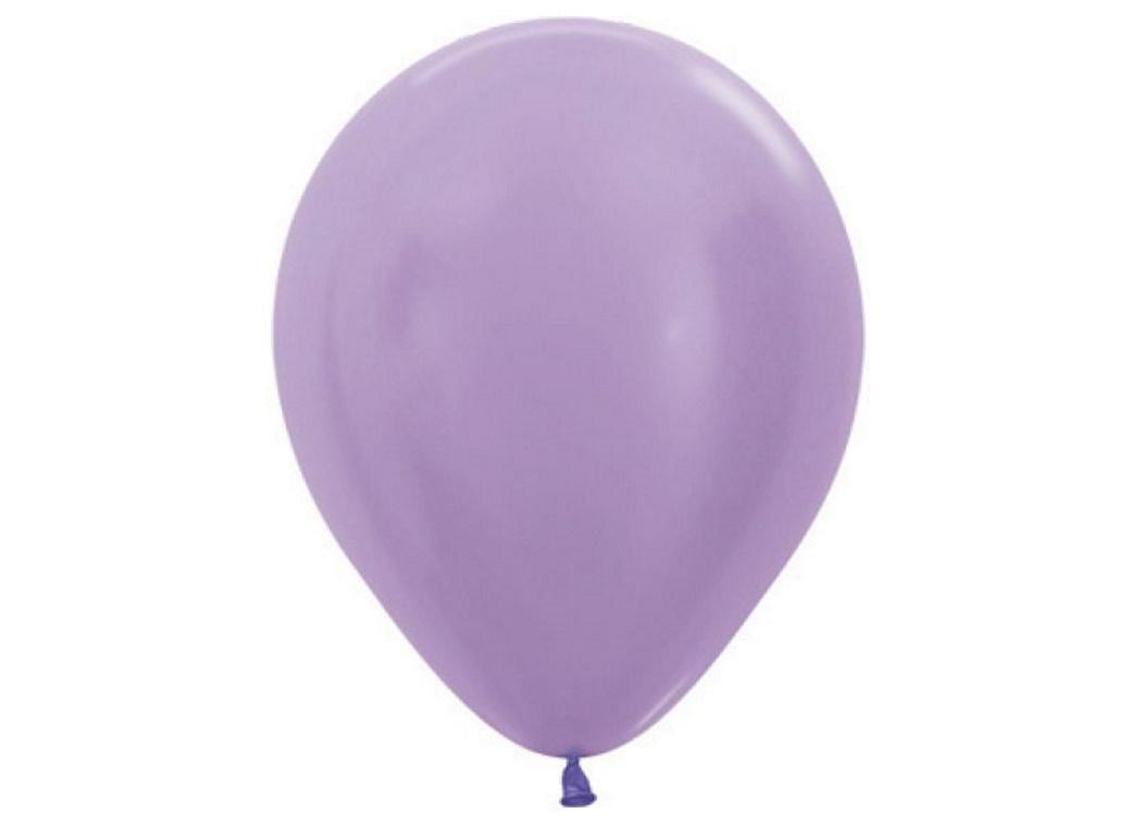 Satin Lilac Balloon - Single