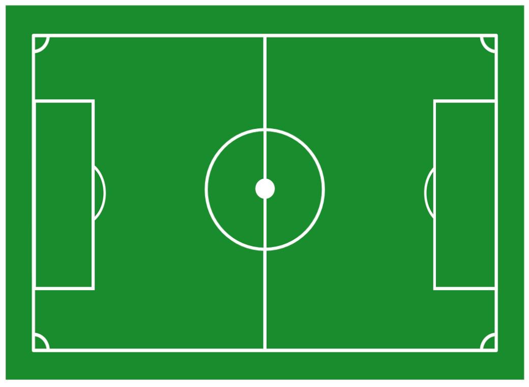 Edible Icing Image - Soccer Pitch A4