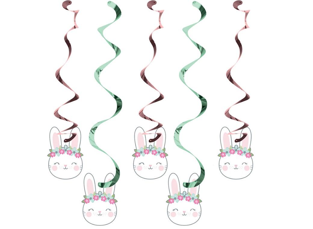 Some Bunny Hanging Swirl Decorations