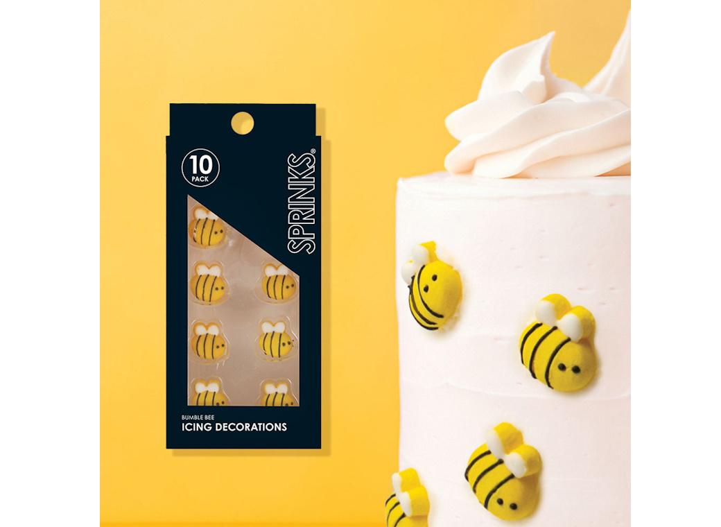 Sprinks Icing Decorations - Bumblebee 10pk