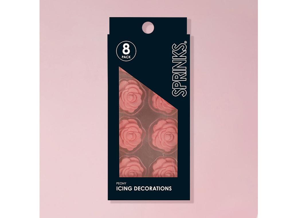 Sprinks Icing Decorations - Peony 8pk