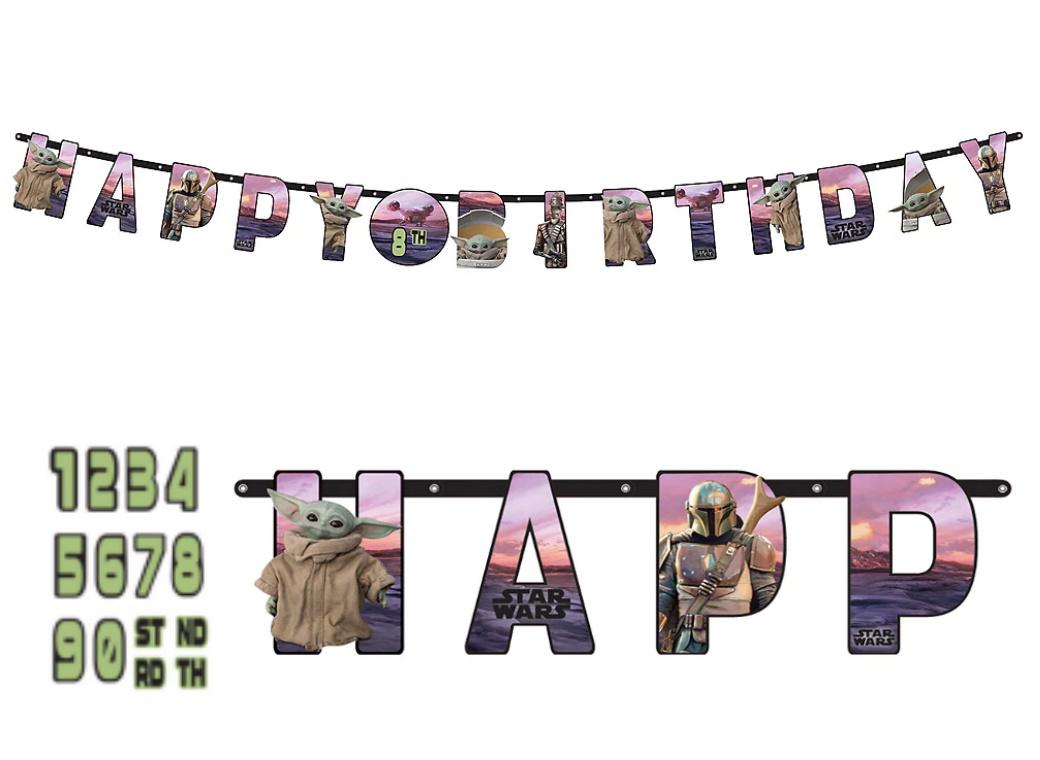 Star Wars Mandalorian Add An Age Banner