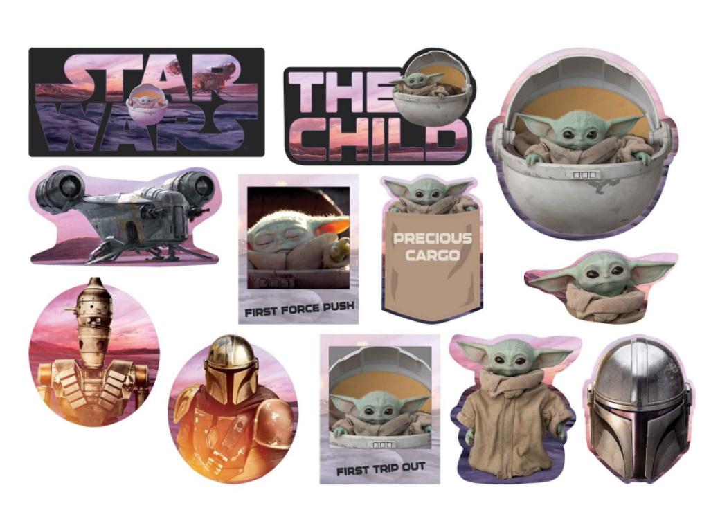 Star Wars Mandalorian Cutouts 12pk