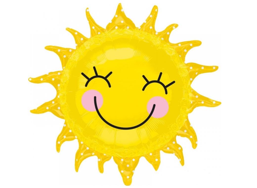 Smiley Sunshine Foil Balloon