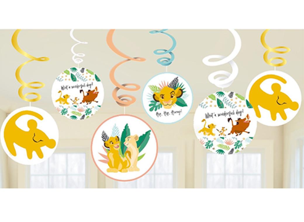 The Lion King Hanging Swirls Decorations