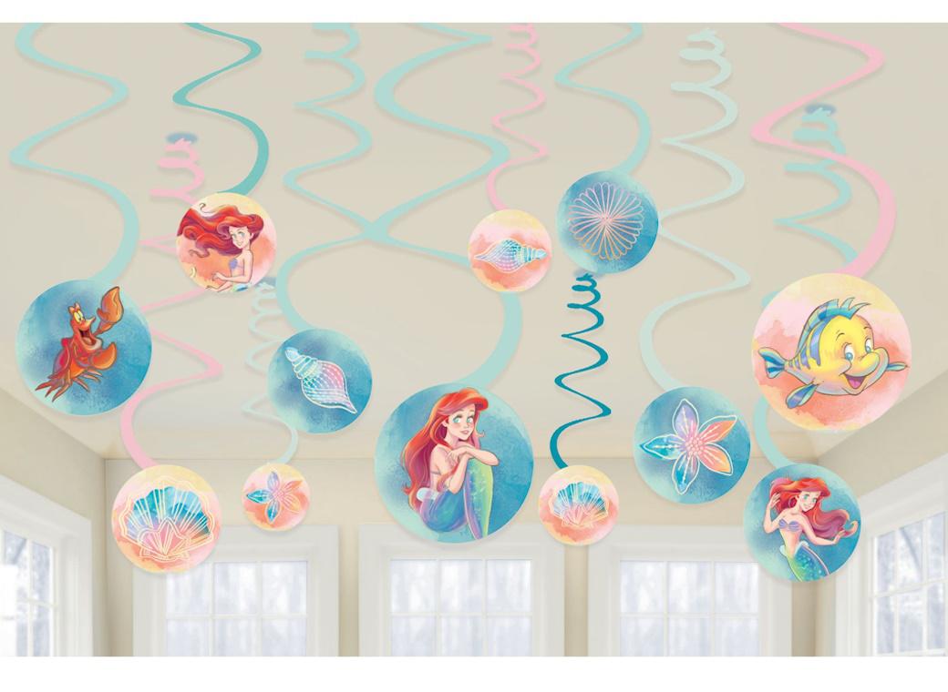 The Little Mermaid Hanging Spiral Decorations