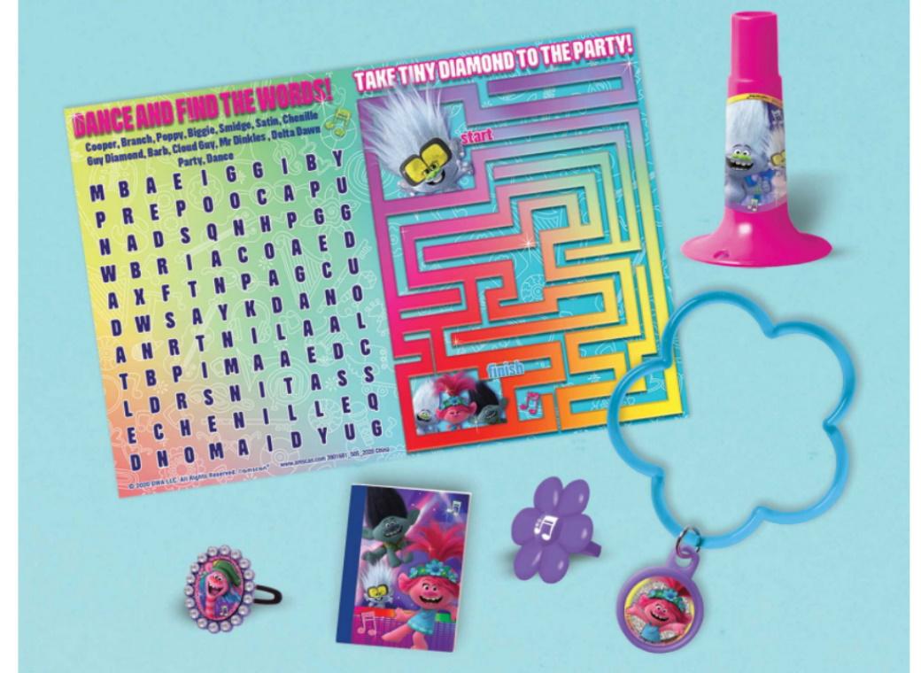 Trolls World Tour Mega 48pce Favour Pack