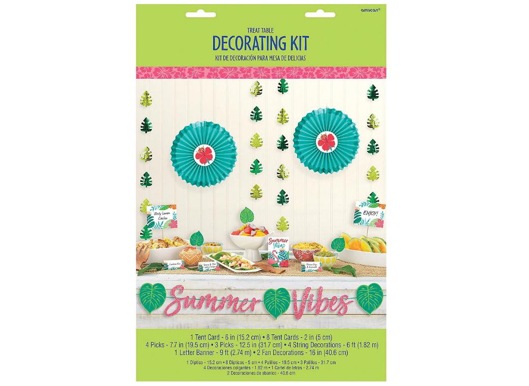Tropical Jungle Deluxe Buffet Decorating Kit