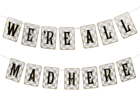 Truly Alice Most Curious Party Bunting