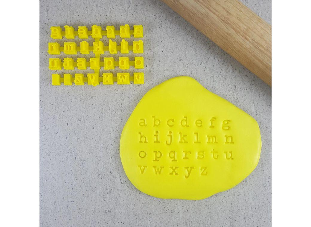 Typewriter Letter Embosser Set - Lower Case
