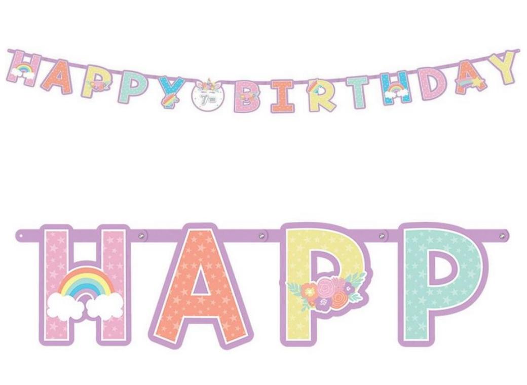 Unicorn Party Add An Age Banner