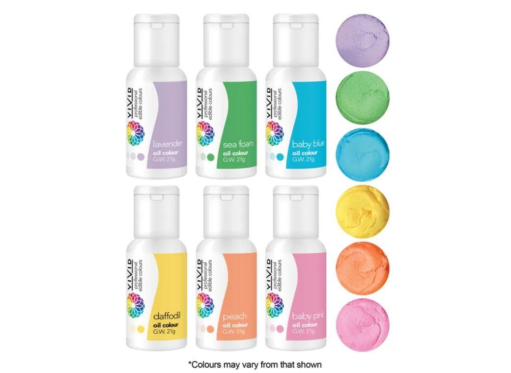 Vivid Oil Colour - Pastels 6pk