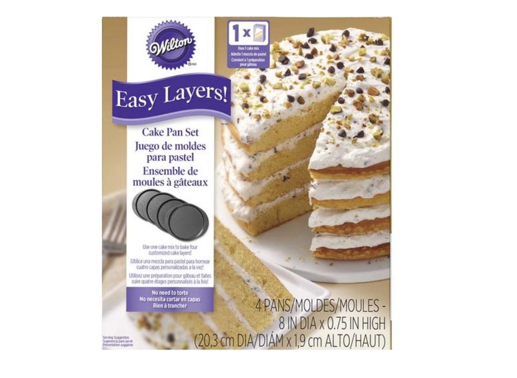 Wilton Easy Layers 4 Layer Cake Pan Set - 8" Round