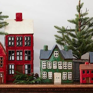 Christmas Tea Light Houses