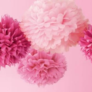 Tissue Pom Poms