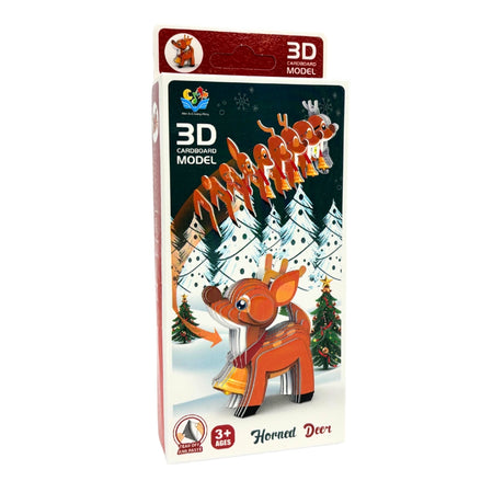 3D Puzzle Model - Reindeer