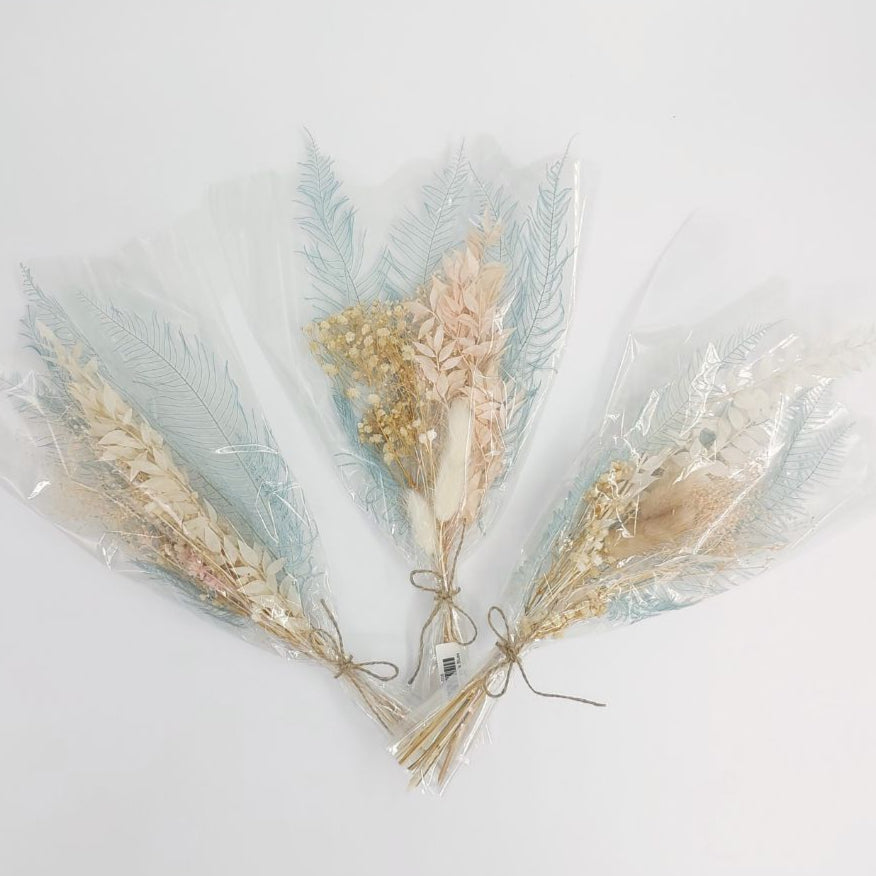 Dried Mixed Florals - Blues