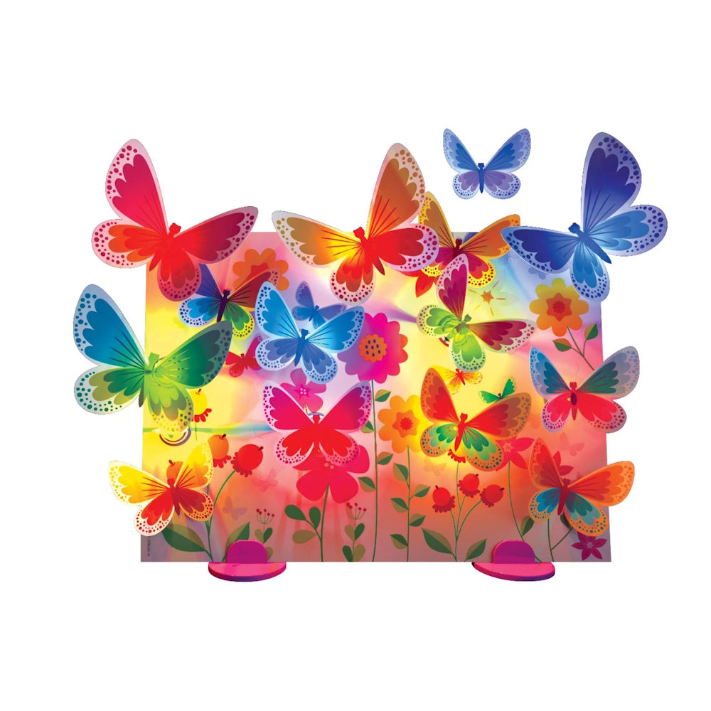 KidzMaker Glow 3D Butterfly Canvas