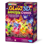 KidzMaker Glow 3D Butterfly Canvas