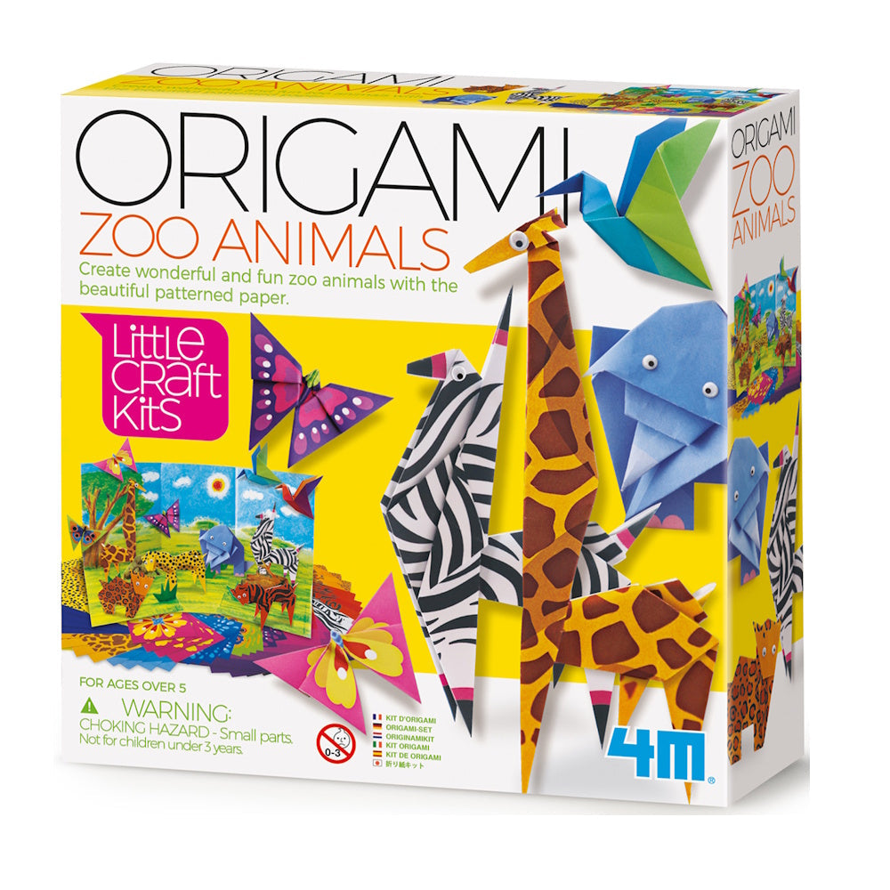 Little Craft Kits - Origami Zoo Animals Kit