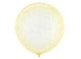 60cm Crystal Balloon - Pastel Yellow