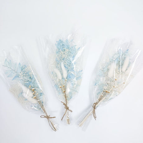 Dried Mixed Florals - Light Blues