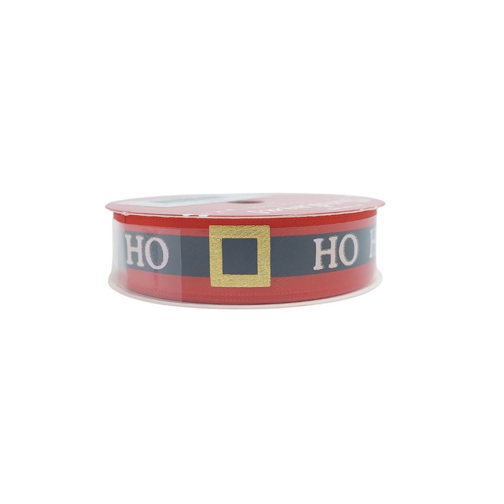 Red Ribbon with Santa's Belt