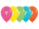 7th Birthday Balloon - Tropical