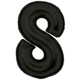 86cm Silk Lustre Black Number Foil Balloon - 8